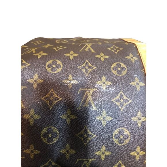 Louis Vuitton Monogram Keepall 60 Travel Duffle with Luggage Tag - Picture 6 of 16